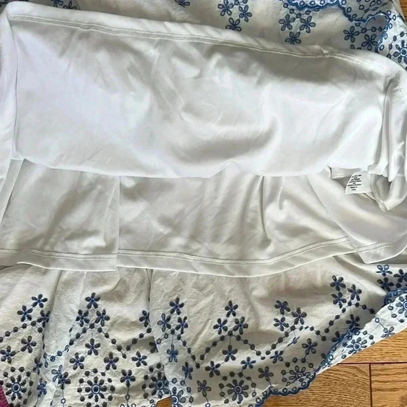 ❤️2/50❤️[18]Lane Bryant  Short Flutter-Sleeve Square-Neck Embroidered Dress - Picture 10 of 11